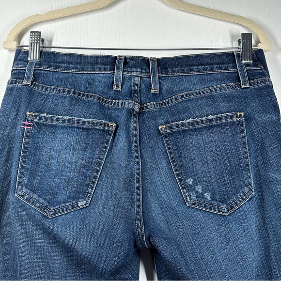 Current Elliot X HATCH Boyfriend Maternity Jeans Women's 26 Blue Side Stretch - Picture 7 of 8